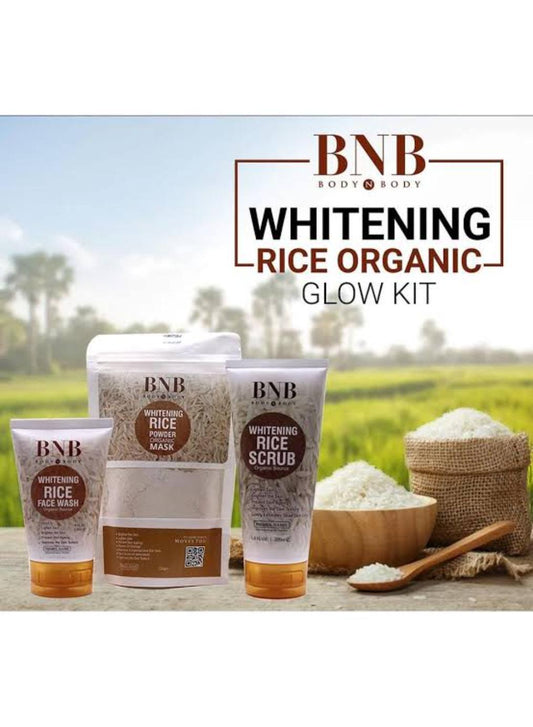 BNB Rice Brightening Glow Kit - Organic Rice Skin Care